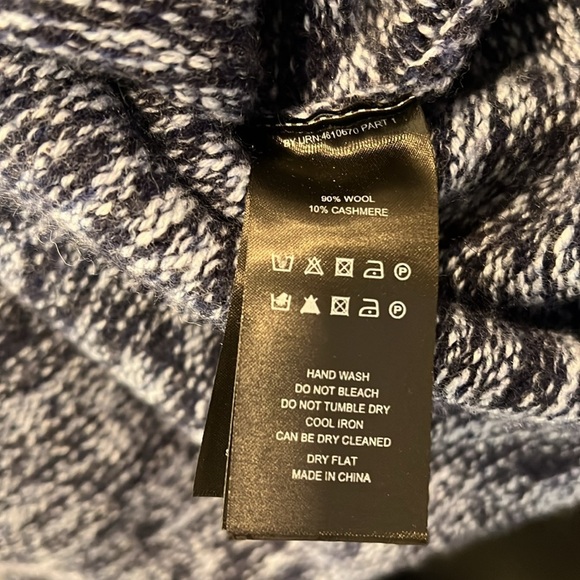 Alexa Chung Moon Wool & Cashmere Half Zip Sweater Size XS - Picture 9 of 9